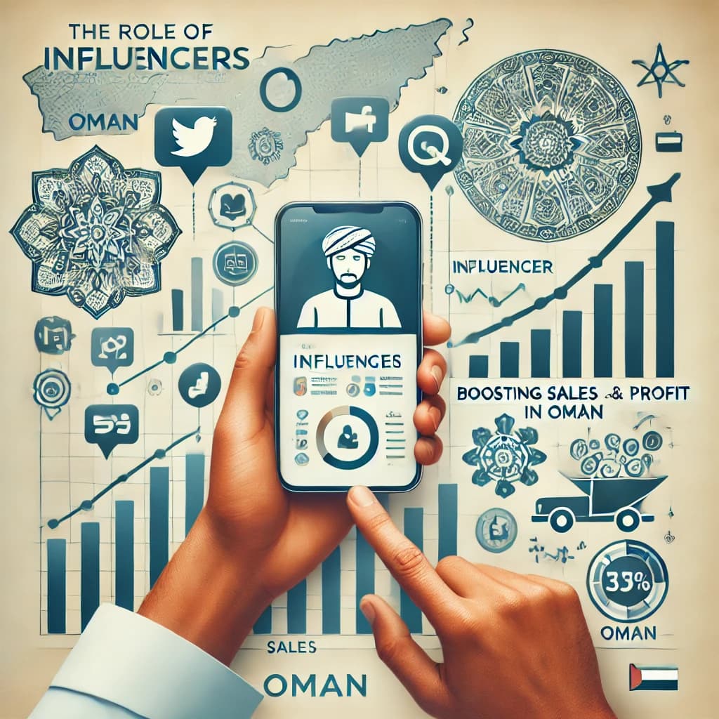 دور المؤثرين في تعزيز المبيعات والأرباح في عمان